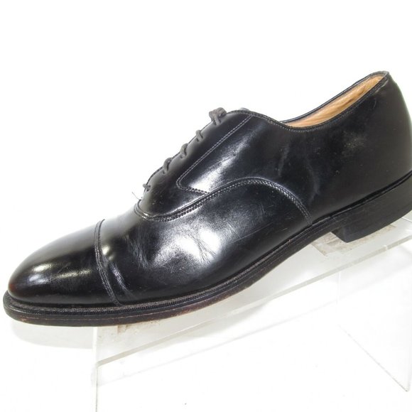 Johnston & Murphy Sz 11 D Black Oxfords B7 B30